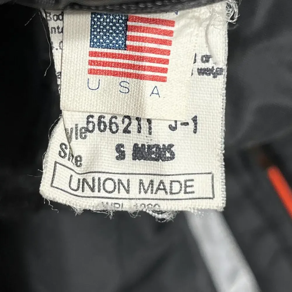 Harley Davidson Snow Pants Mens Small Insulated Bib Overalls Union USA 70s AMG
